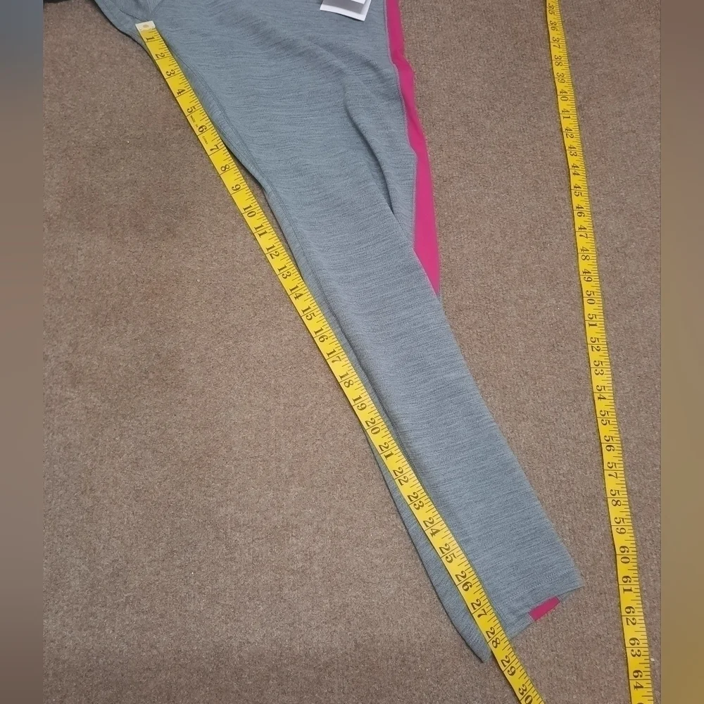 Nike One (Women's XXL) Women's Dri-Fit Gray/Pink Color Block Leggings New